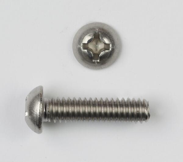 1420X1RHPMSSS 1/4-20 X 1 ROUND HEAD PHILLIP MACHINE SCREW 18-8 STAINLESS STEEL